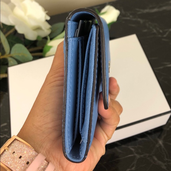 🌸Michael Kors trifold wallet French blue☘️ - Picture 6 of 7